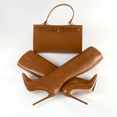 Pointed Toe Stiletto Heel High Leg Boot Foreign Trade Women's Boots - Fashionner